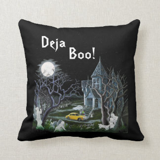Halloween, Kissen, Spuk, Villa, Geister, Katze, Kissen