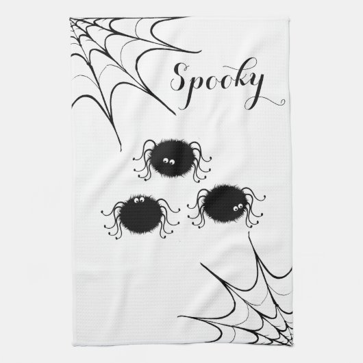 Halloween Kitchen Handtuch Dancing Spiders (Vertikal)