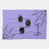 Halloween Kitchen Handtuch Dancing Spiders (Horizontal)