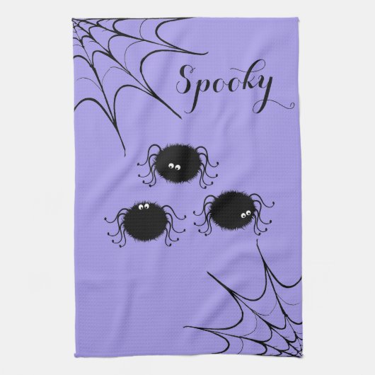 Halloween Kitchen Handtuch Dancing Spiders (Vertikal)