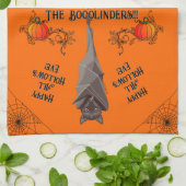 Halloween Kitchen Handtuch Dekoration Bat! (Gefaltet)
