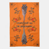 Halloween Kitchen Handtuch Dekoration Bat! (Vertikal)