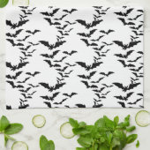 Halloween Kitchen Handtuchbäder Geschirrtuch (Gefaltet)