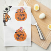 Halloween Kitchen Teetuch Geschirrtuch (Viertel Falte)