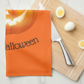 Halloween Kitchen Towel Pumpkin Geschirrtuch (Viertel Falte)