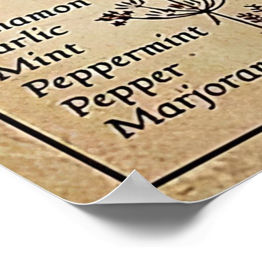 Halloween Kitchen Witchery Poster (Ecke)