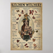 Halloween Kitchen Witchery Poster (Vorne)