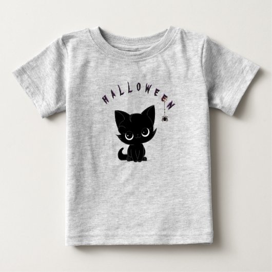 Halloween-Kitten Baby T-shirt (Vorderseite)
