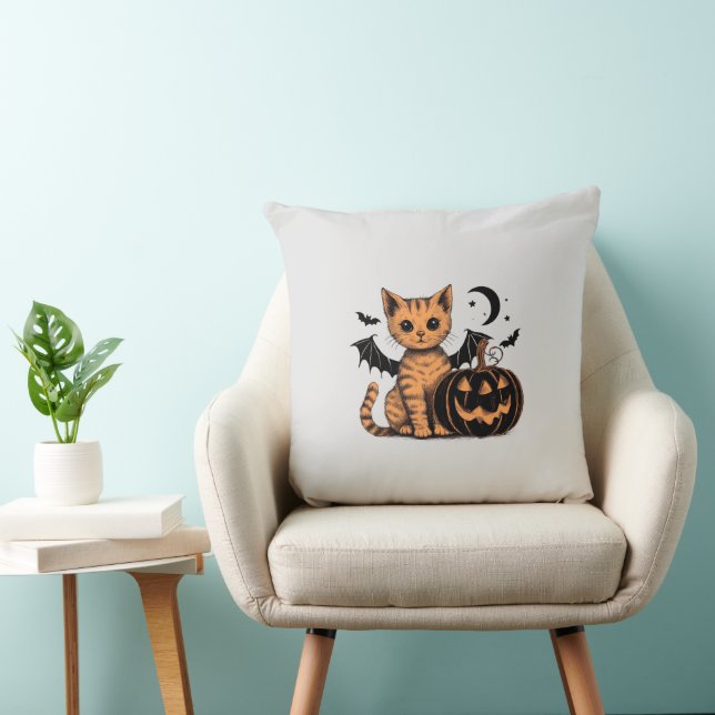 Halloween Kitten Kissen (Stuhl )