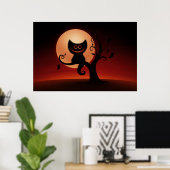 Halloween Kitten Poster (Heimbüro)