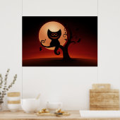 Halloween Kitten Poster (Küche)