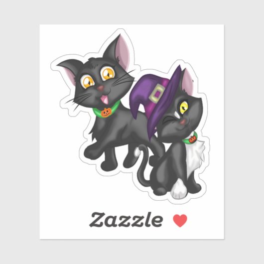 Halloween Kittens Aufkleber (Blatt)