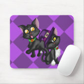 Halloween Kittens Mousepad (Mit Mouse)