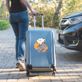 Halloween Kitty and Spiders Classic T-Shirt Aufkleber (Koffer Insitu)