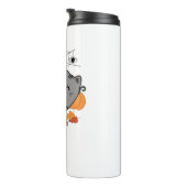 Halloween Kitty and Spiders Classic T - Shirt Thermosbecher (Nach rechts gedreht)