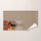 Halloween Kitty Cat Badhandtuch Set (Handtuch)