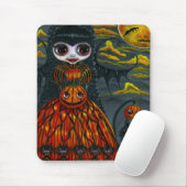 Halloween Kitty Cat Fairy Mousepad (Mit Mouse)