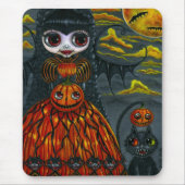 Halloween Kitty Cat Fairy Mousepad (Vorne)