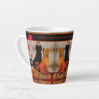Halloween Kitty Cat Milchtasse