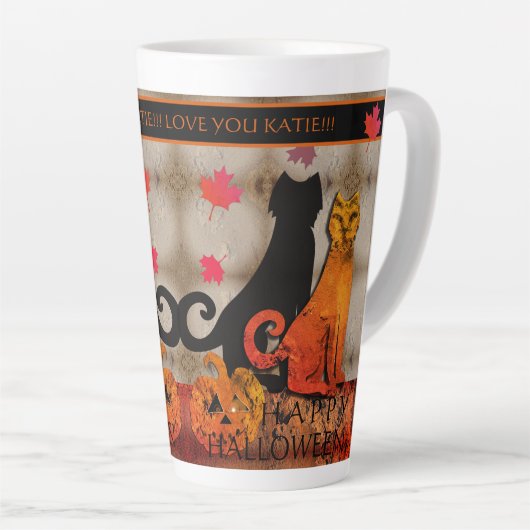 Halloween Kitty Cat Milchtasse (Rechte Ecke)