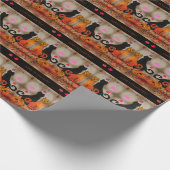 Halloween Kitty Cats Geschenkpapier (Ecke)