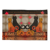 Halloween Kitty Cats Pillowcase Kissenbezug (Rückseite)