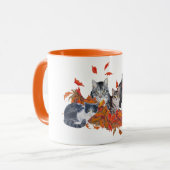 Halloween Kitty Cats Tasse (Vorderseite Links)