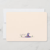 Halloween Kitty Foto Einladung (Rückseite)