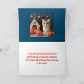 HALLOWEEN KITTY FÜR DIE GRANDAUGHTER-KARTE KARTE (Innenseite)