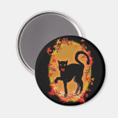 halloween kitty magnet (Vorderseite/Rückseite)