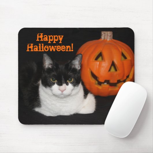 Halloween Kitty Mousepad (Mit Mouse)
