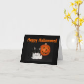 Halloween Kitty Note Card Karte (Gelbe Blume)