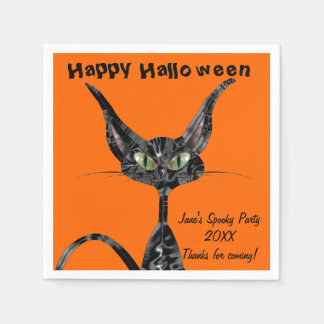 Halloween Kitty Serviette