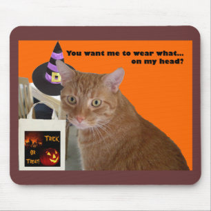 Halloween Kitty - Trage was Mousepad
