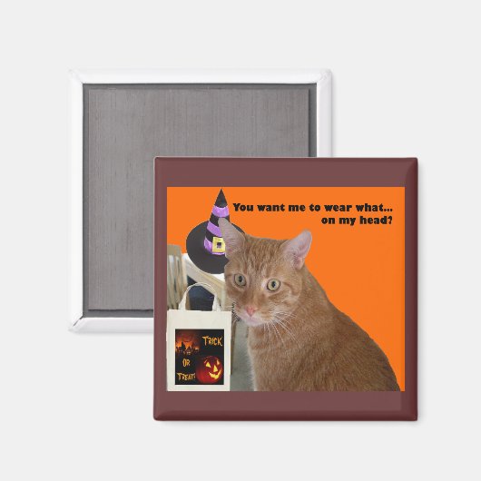 Halloween Kitty - Wear What Magnet (Vorderseite/Rückseite)
