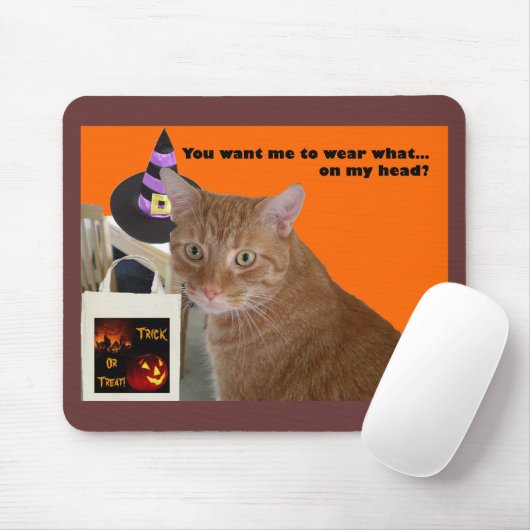 Halloween Kitty - Wear What Mousepad (Mit Mouse)