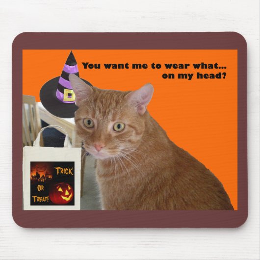 Halloween Kitty - Wear What Mousepad (Vorne)