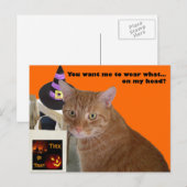 Halloween Kitty - Wear What Postkarte (Vorne/Hinten)