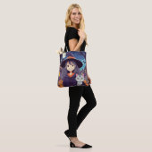 Halloween Kitty & Witch Trick oder Trete Tasche (Am Model)