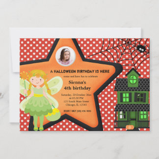 Halloween-Kleid (rot) Einladung