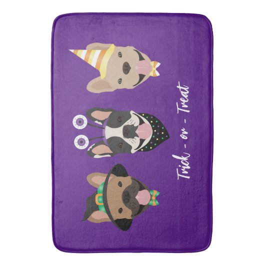 Halloween-Kleidung Badematte (Vorderseite Vertikal)