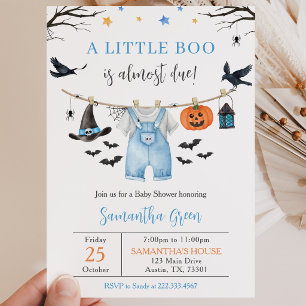 Halloween-Kleidung Little Boo Baby Shower Einladung