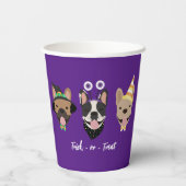 Halloween-Kleidung Pappbecher (Rückseite)