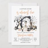 Halloween Kleine Alberne Gänsedusche Einladung (Vorderseite)