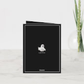 Halloween: Kleine Geister -  Karte (Rückseite)