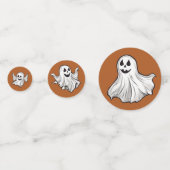 Halloween: Kleine Geister - Konfetti (Vorderseiten)