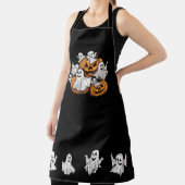 Halloween: Kleine Geister mit Kürbissen - Schürze (InSitu)