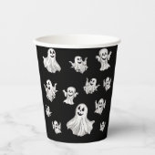Halloween: Kleine Geister -  Pappbecher (Vorderseite)