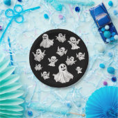 Halloween: Kleine Geister -  Pappteller (Party)