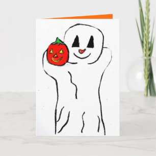 HALLOWEEN KLEINE GHOST-Karte Karte